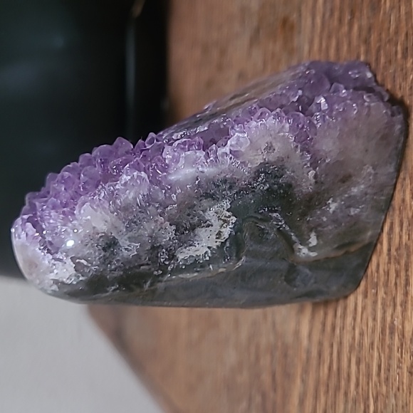 Uraguayan Amythyst Druzy Freeform 3pc Set - Picture 4 of 10